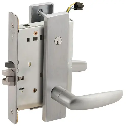 Electric Mortise Lock Satin Chrome