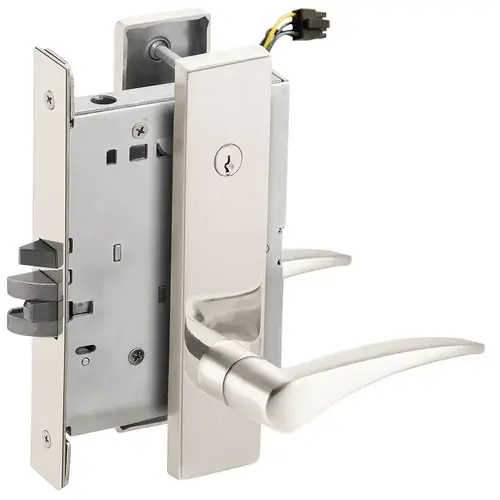 Electric Mortise Lock Bright Chrome