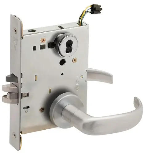 Electric Mortise Lock Satin Chrome