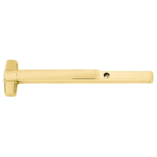 Concealed Vertical Cable Exit Devices Bright Brass