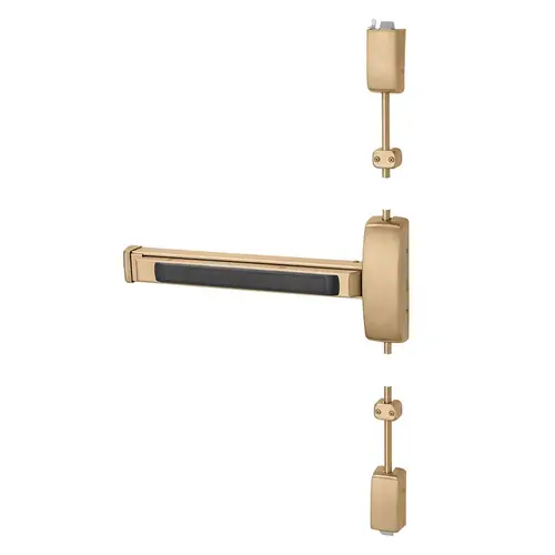 Surface Vertical Rod Exit Device Satin Bronze Clear Coated