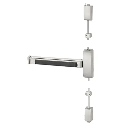 Surface Vertical Rod Exit Devices Satin Stainless Steel