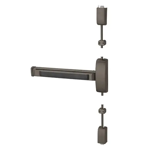 Surface Vertical Rod Exit Device Dark Oxidized Satin Bronze Oil Rubbed