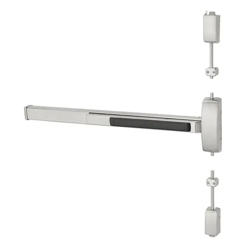 Surface Vertical Rod Exit Devices Satin Stainless Steel