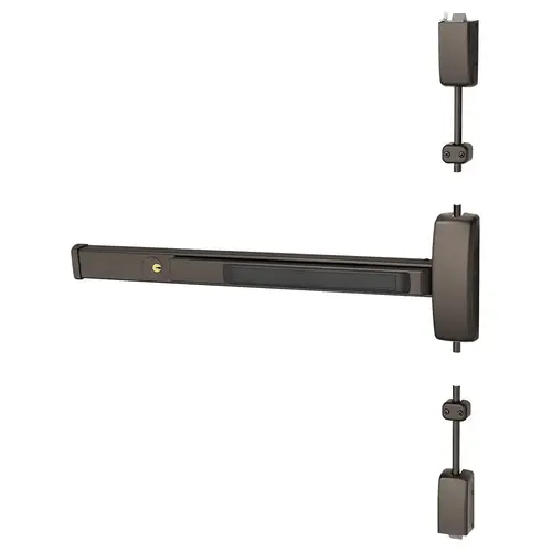 Surface Vertical Rod Exit Device Dark Oxidized Bronze