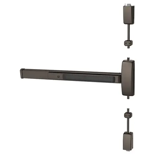 Surface Vertical Rod Exit Devices Dark Oxidized Bronze