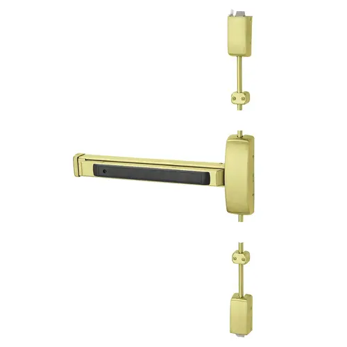 Surface Vertical Rod Exit Devices Satin Brass