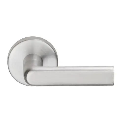 Trim Set with 01 Lever A Rose for a L9010, L9070, L9080, or L9465 Satin Stainless Steel Finish