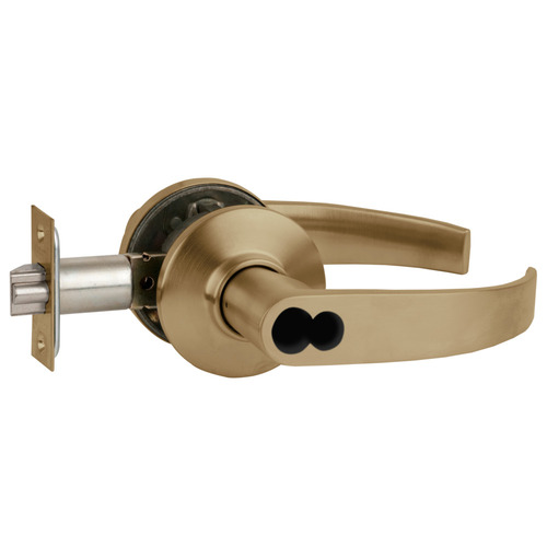 S Series Entry Large Format Less Core Neptune with 16-203 Latch 10-001 Strike Antique Brass Finish