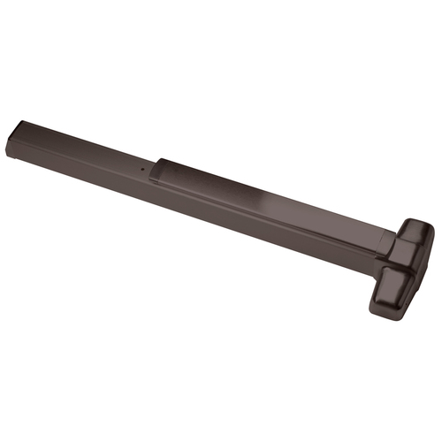 Concealed Vertical Rod Exit Devices Dark Bronze Anodized Aluminum