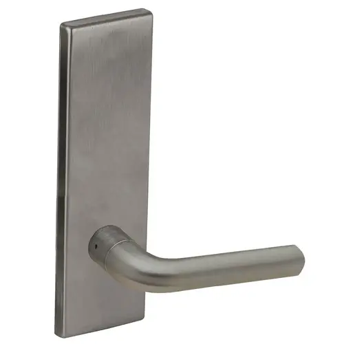 Lock Mortise Trim Set Satin Nickel Plated Clear Coated