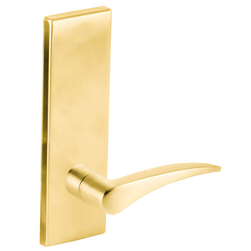 Lock Mortise Trim Set Bright Brass