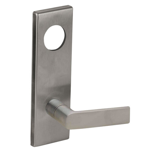 Lock Mortise Trim Set Satin Nickel Plated Clear Coated