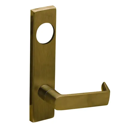 Lock Lock Parts Satin Brass Blackened Satin Relieved Clear Coated