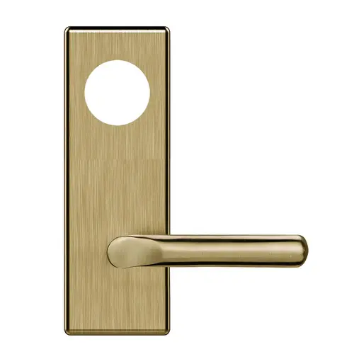 Lock Mortise Trim Set Satin Brass Blackened Satin Relieved Clear Coated