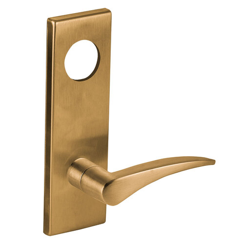 Lock Mortise Trim Set Satin Bronze Clear Coated