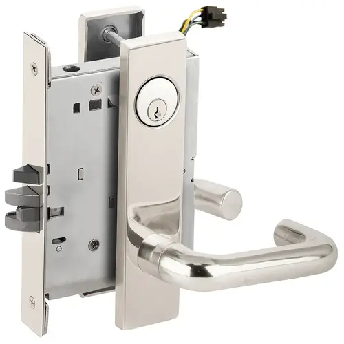 Lock Electric Mortise Lock Bright Stainless Steel