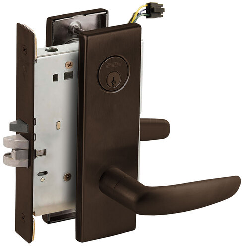 Lock Electric Mortise Lock Aged Bronze