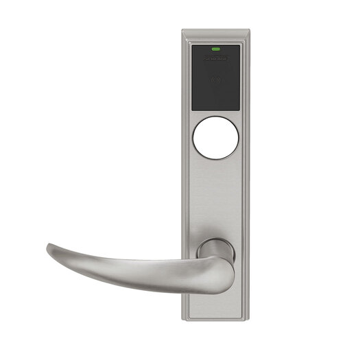 Wireless Mortise Lock Satin Nickel Plated Clear Coated