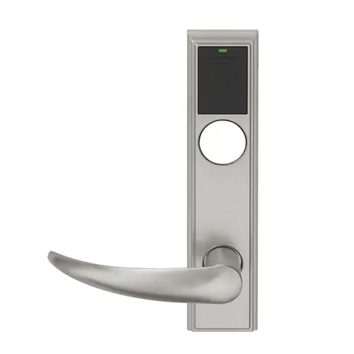 Wireless Mortise Lock Satin Nickel Plated Clear Coated