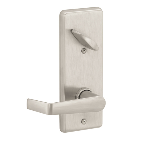 S200 Series Interconnected Entry Single Locking Full Size Less Core Saturn Lever with 16-481 Latch 10-109 Strike Satin Nickel Finish