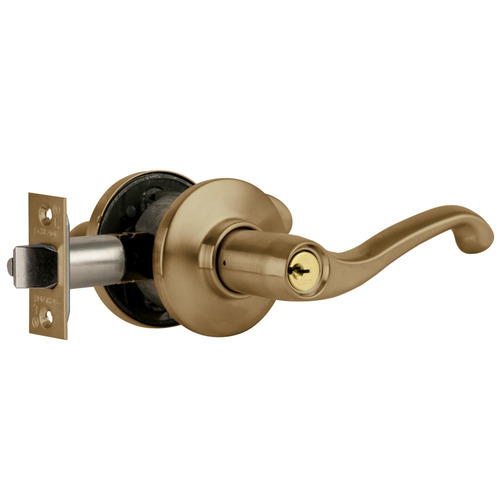 Left Hand S Series Storeroom C Keyway Flair with 16-203 Latch 10-001 Strike Antique Brass Finish