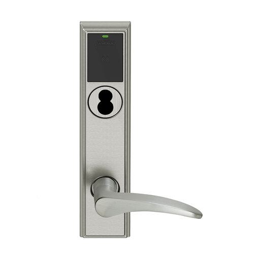 Wireless Mortise Lock Satin Nickel Plated Clear Coated