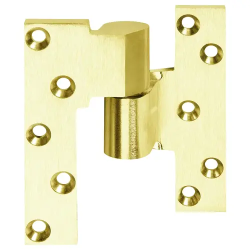 3/4 Offset Intermediate Pivot, 1-3/4 Door, Right Hand, Bright Brass