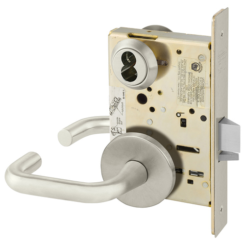 Manufacturing Mortise Lock Satin Nickel Plated Clear Coated