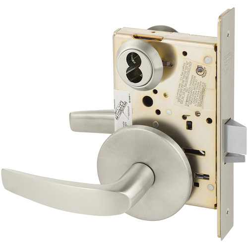 Manufacturing Mortise Lock Satin Nickel Plated Clear Coated