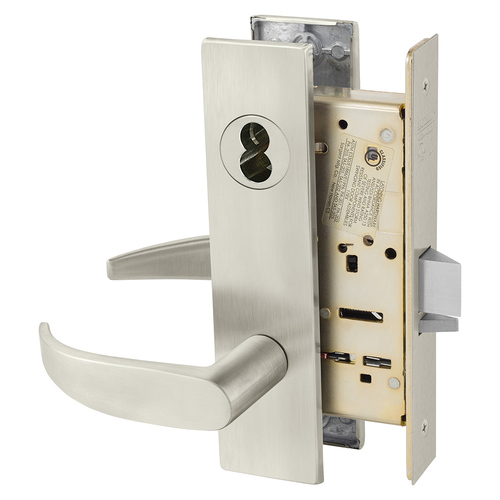 Manufacturing Mortise Lock Satin Nickel Plated Clear Coated