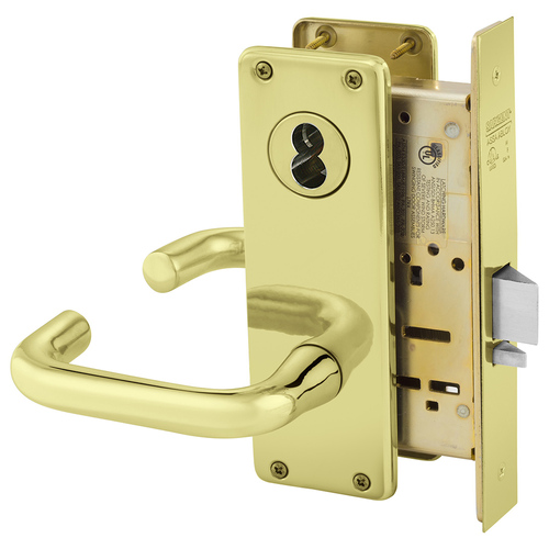 Manufacturing Mortise Lock Bright Brass