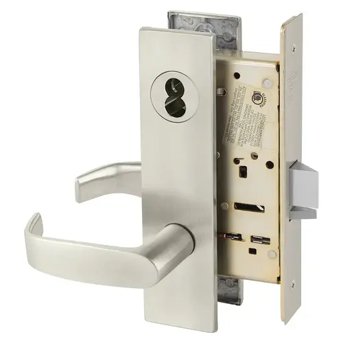 Manufacturing Mortise Lock Satin Nickel Plated Clear Coated