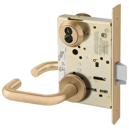 Manufacturing Mortise Lock Satin Bronze Clear Coated