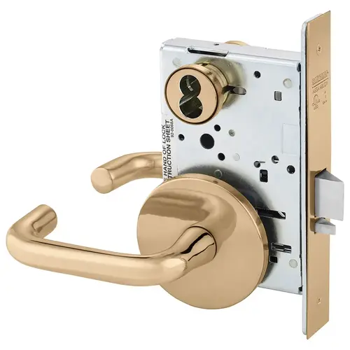 Manufacturing Mortise Lock Bright Bronze Clear Coated