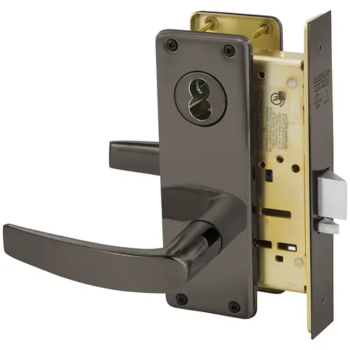 Manufacturing Mortise Lock Oxidized Satin Bronze Relieved Clear Coated