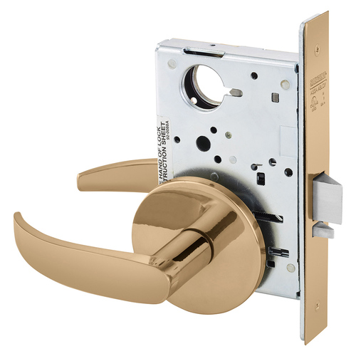 Manufacturing Mortise Lock Bright Bronze Clear Coated