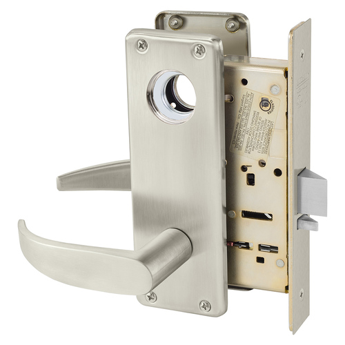 Manufacturing Mortise Lock Satin Nickel Plated Clear Coated