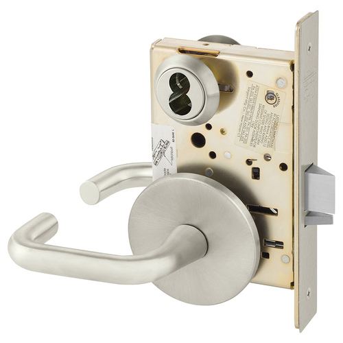 Manufacturing Mortise Lock Satin Nickel Plated Clear Coated