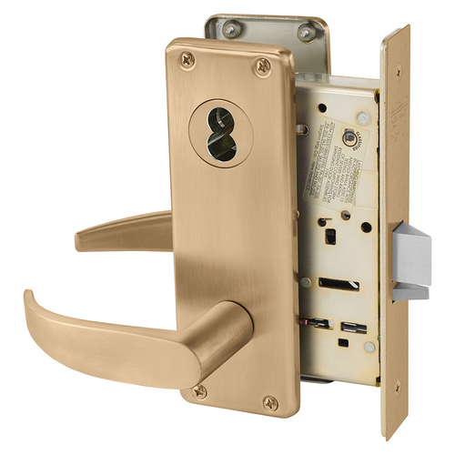 Manufacturing Mortise Lock Satin Bronze Clear Coated