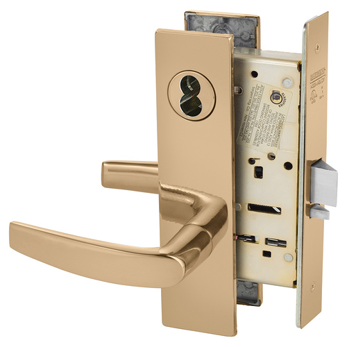 Manufacturing Mortise Lock Bright Bronze Clear Coated