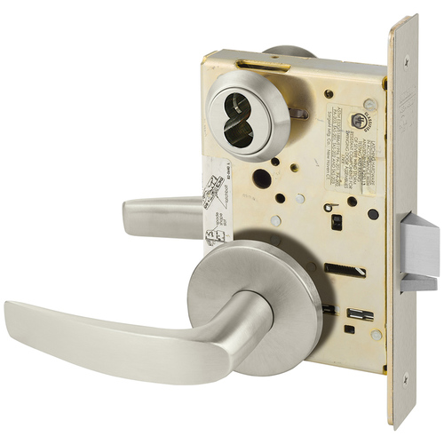 Manufacturing Mortise Lock Satin Nickel Plated Clear Coated