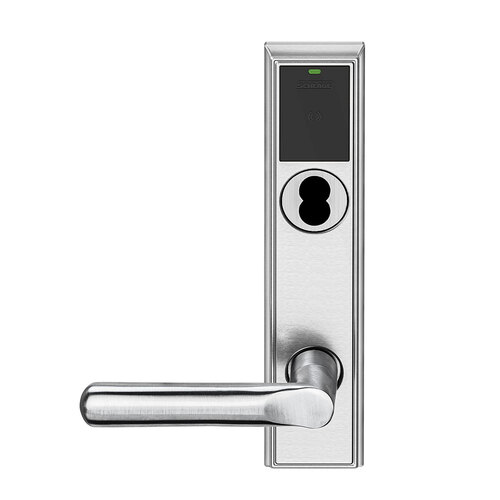 Wireless Mortise Lock Bright Chrome