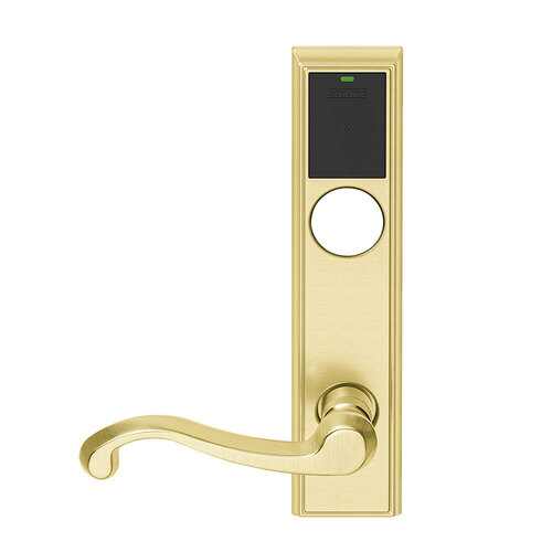 Wireless Mortise Lock Satin Brass