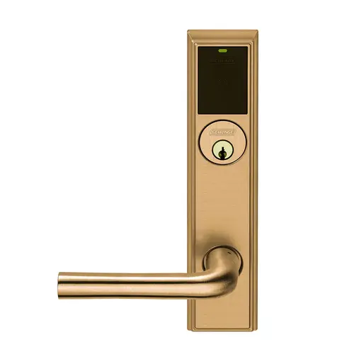 Wireless Mortise Lock Satin Bronze Clear Coated