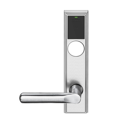 Wireless Mortise Lock Bright Chrome