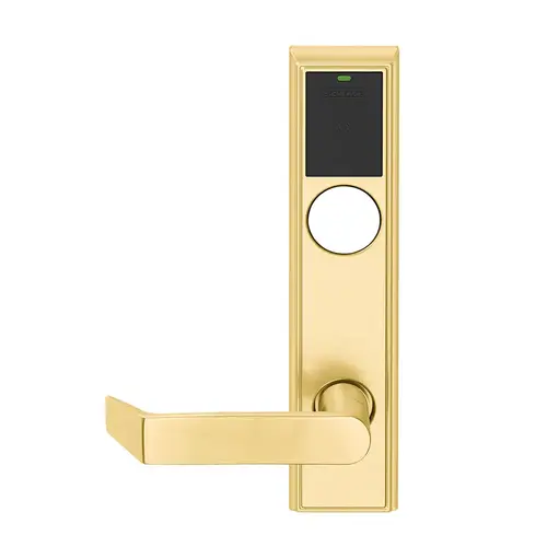 Wireless Mortise Lock Bright Brass