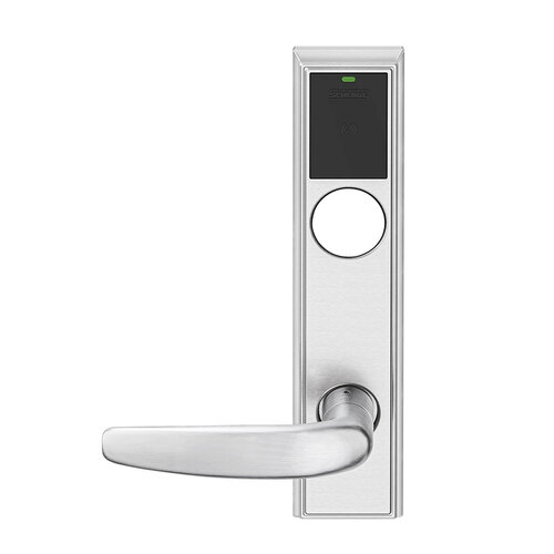 Wireless Mortise Lock Bright Chrome