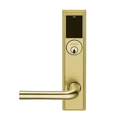 Wireless Mortise Lock Satin Brass