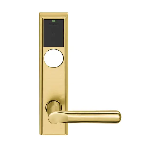 Wireless Mortise Lock Bright Brass